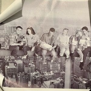 NEW Friends Over New York Romantic Sitcom Television Show Postcard Poster print